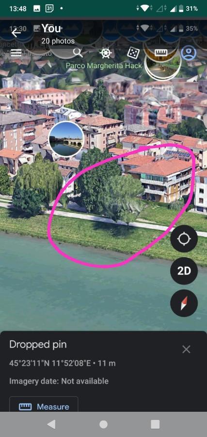 Vicino Al Prato Della Valle Intero Appartamento Parcheggio Facile Di Fronte Padova Exteriér fotografie